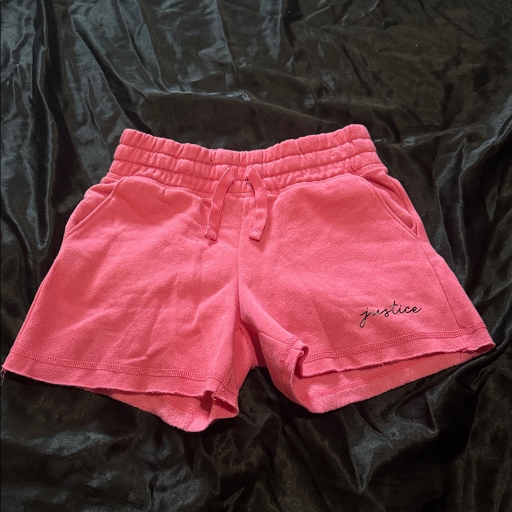 Justice Bright Pink Casual Shorts